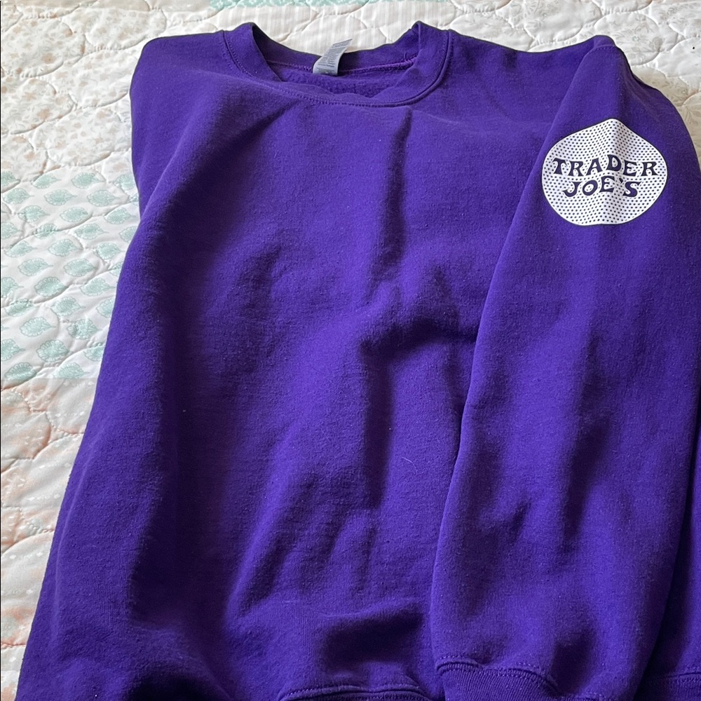 Trader Joe’s Purple Sweatshirt